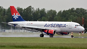 Air Serbia zmniejszy częstotliwość rejsów do Rosji