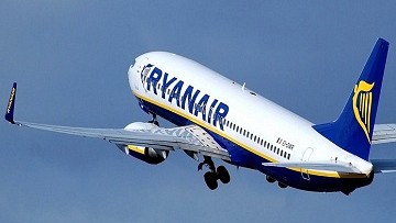 Ryanair przenosi samolot z Kopenhagi do Kowna
